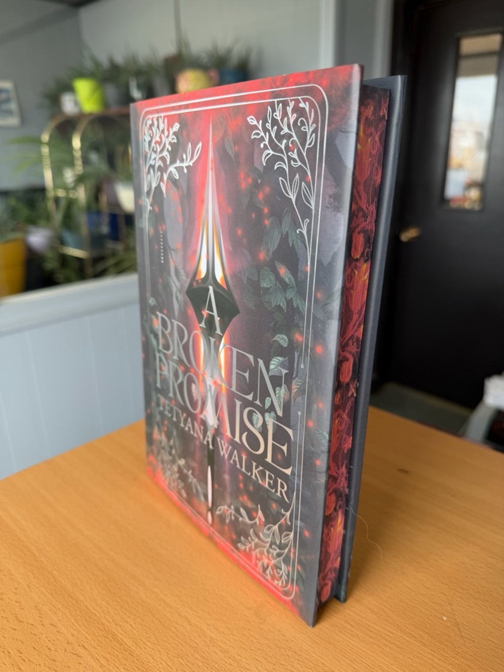 A Broken Promise Hardcover Book with Sprayed Edges